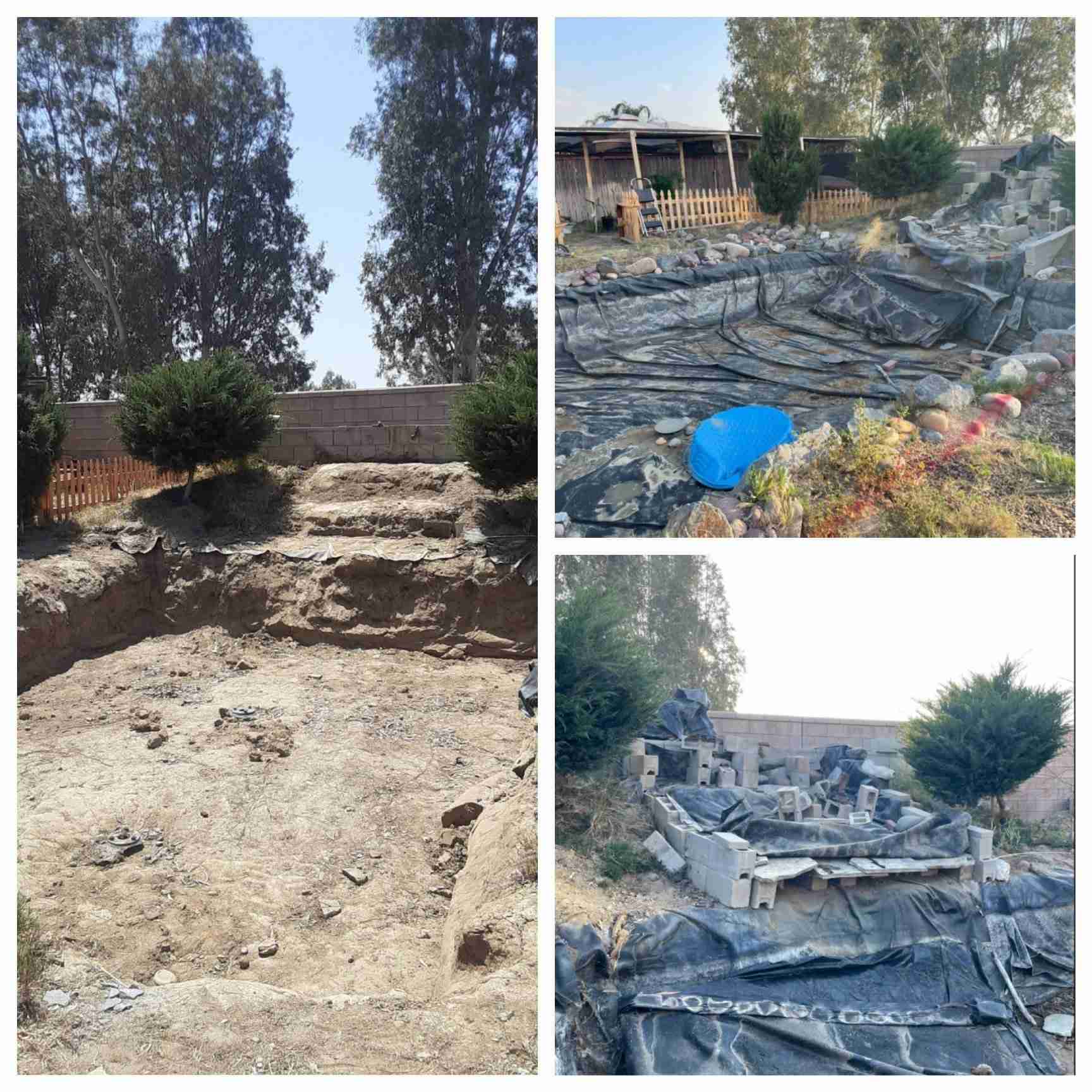 Backyard cleanouts