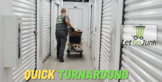 Get Held cleaning out your storage unit