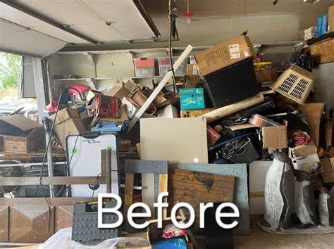 Garage cleanout before
