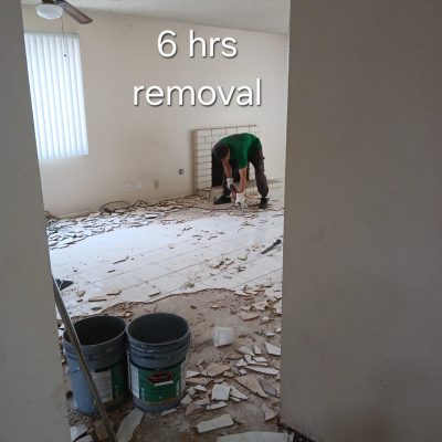 Flooring removal